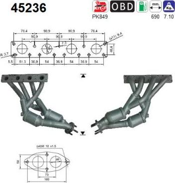 AS 45236 - Catalizzatore autozon.pro