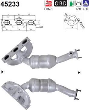 AS 45233 - Catalizzatore autozon.pro