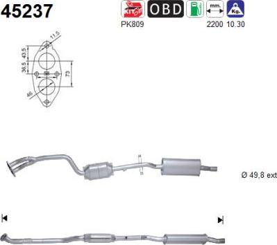 AS 45237 - Catalizzatore autozon.pro