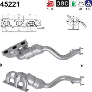 AS 45221 - Catalizzatore autozon.pro