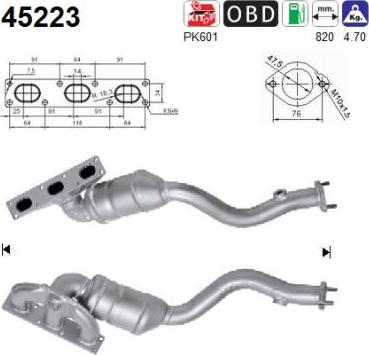 AS 45223 - Catalizzatore autozon.pro