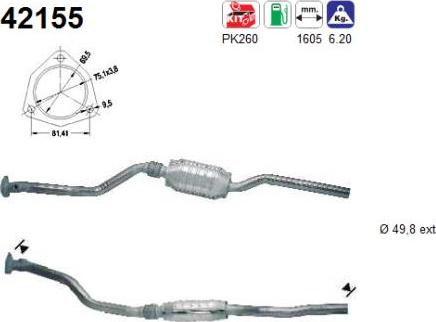 AS 42155 - Catalizzatore autozon.pro