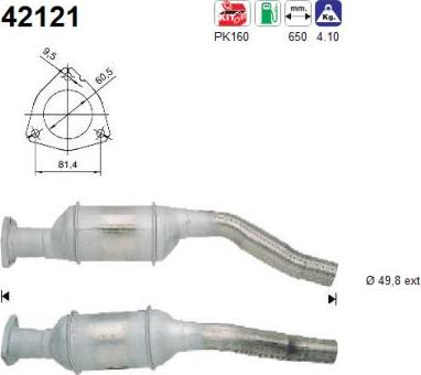 AS 42121 - Catalizzatore autozon.pro