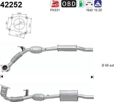 AS 42252 - Catalizzatore autozon.pro