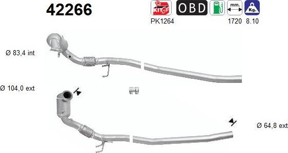 AS 42266 - Catalizzatore autozon.pro