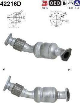 AS 42216D - Catalizzatore autozon.pro