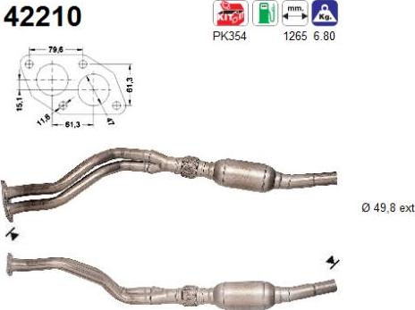 AS 42210 - Catalizzatore autozon.pro