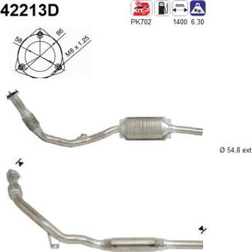 AS 42213D - Catalizzatore autozon.pro