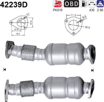 AS 42239D - Catalizzatore autozon.pro