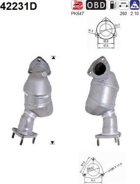 AS 42231D - Catalizzatore autozon.pro