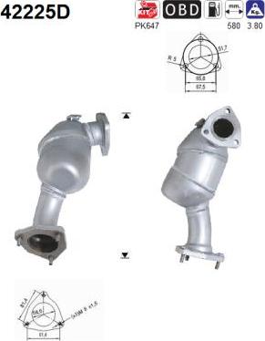 AS 42225D - Catalizzatore autozon.pro