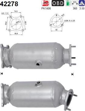 AS 42278 - Catalizzatore autozon.pro