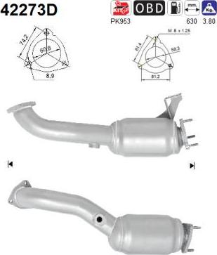 AS 42273D - Catalizzatore autozon.pro