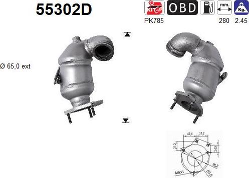 AS 55302D - Catalizzatore autozon.pro