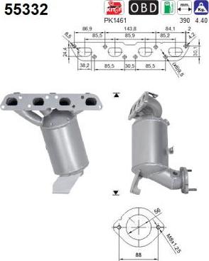 AS 55332 - Catalizzatore autozon.pro