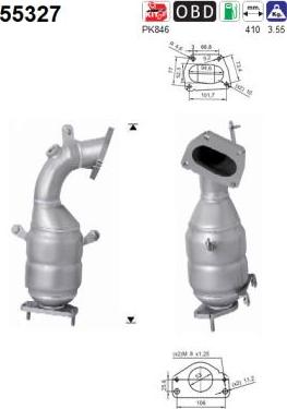 AS 55327 - Catalizzatore autozon.pro