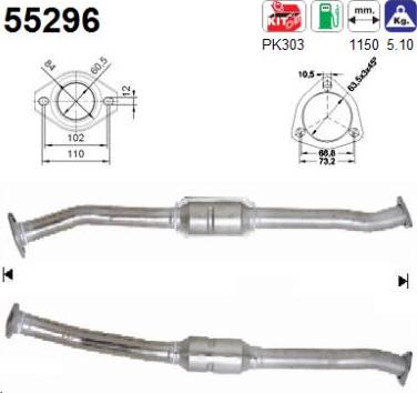 AS 55296 - Catalizzatore autozon.pro