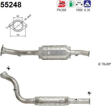 AS 55248 - Catalizzatore autozon.pro