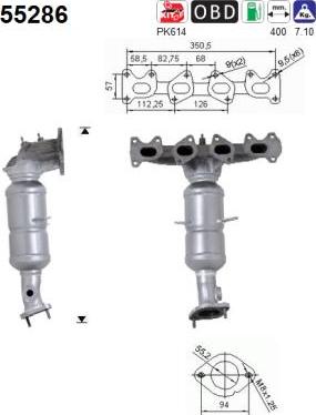 AS 55286 - Catalizzatore autozon.pro