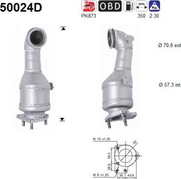 AS 50024D - Catalizzatore autozon.pro