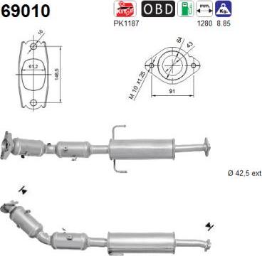 AS 69010 - Catalizzatore autozon.pro