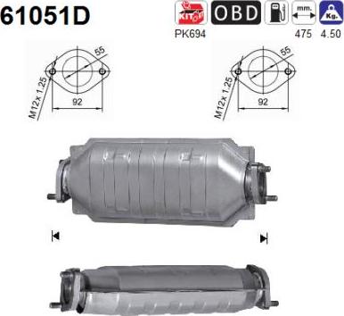 AS 61051D - Catalizzatore autozon.pro