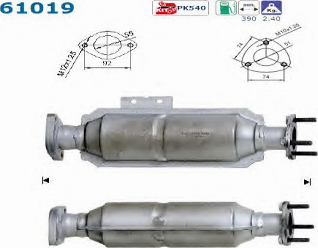 AS 61019 - Catalizzatore autozon.pro