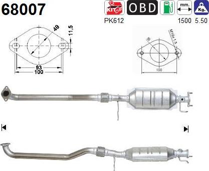 AS 68007 - Catalizzatore autozon.pro