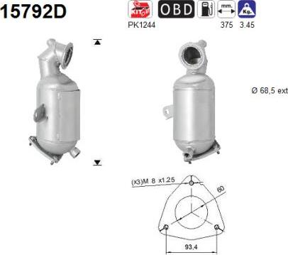 AS 15792D - Catalizzatore autozon.pro