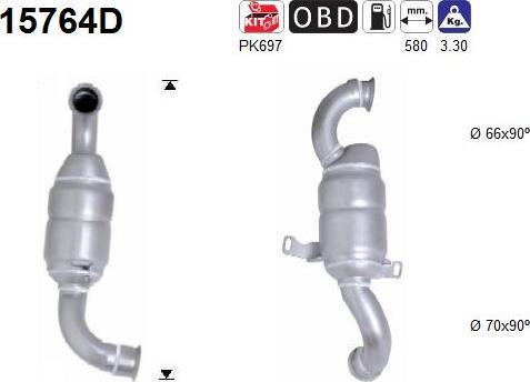 AS 15764D - Catalizzatore autozon.pro