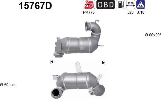 AS 15767D - Catalizzatore autozon.pro