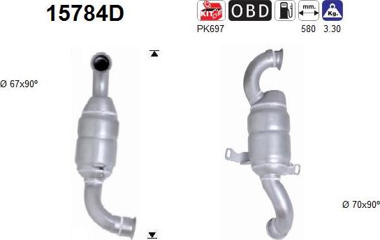 AS 15784D - Catalizzatore autozon.pro