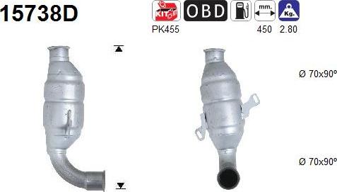 AS 15738D - Catalizzatore autozon.pro