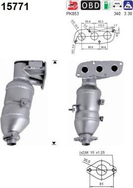 AS 15771 - Catalizzatore autozon.pro