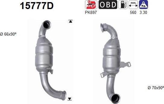 AS 15777D - Catalizzatore autozon.pro