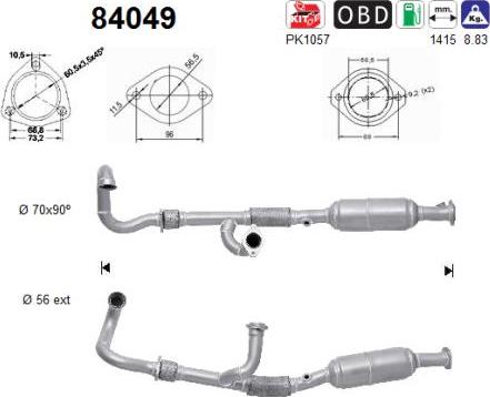 AS 84049 - Catalizzatore autozon.pro