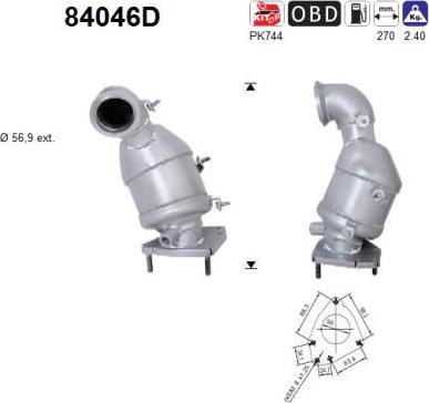 AS 84046D - Catalizzatore autozon.pro