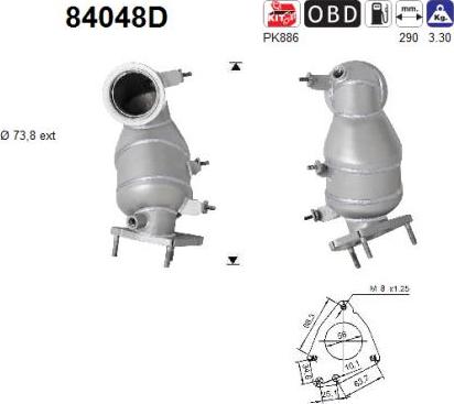 AS 84048D - Catalizzatore autozon.pro