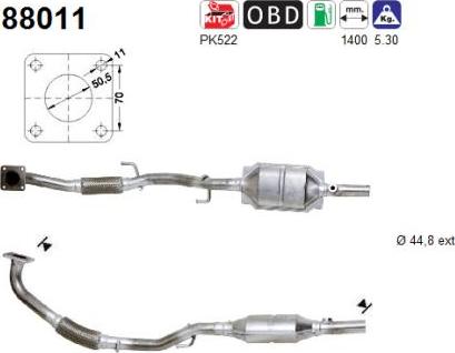 AS 88011 - Catalizzatore autozon.pro