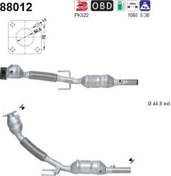 AS 88012 - Catalizzatore autozon.pro