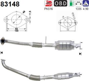 AS 83148 - Catalizzatore autozon.pro