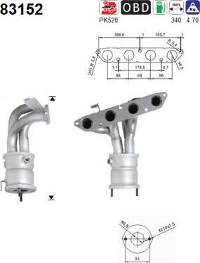 AS 83152 - Catalizzatore autozon.pro