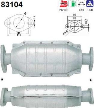 AS 83104 - Catalizzatore autozon.pro