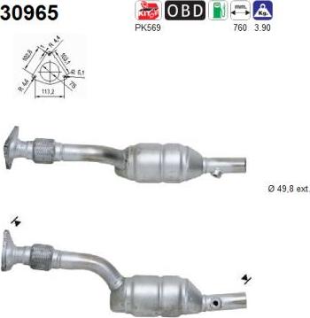 AS 30965 - Catalizzatore autozon.pro