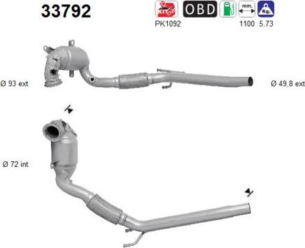 AS 33792 - Catalizzatore autozon.pro