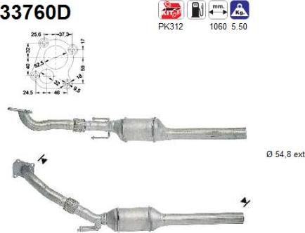 AS 33760D - Catalizzatore autozon.pro