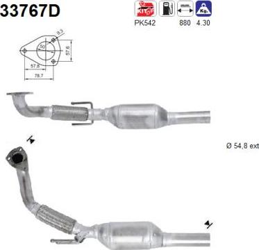 AS 33767D - Catalizzatore autozon.pro