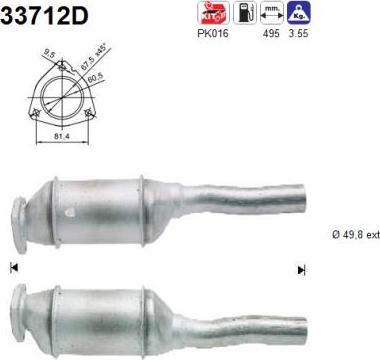 AS 33712D - Catalizzatore autozon.pro