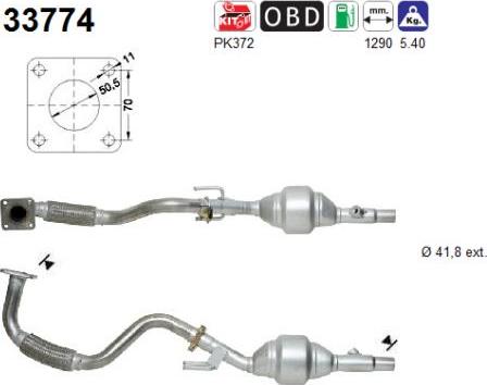 AS 33774 - Catalizzatore autozon.pro