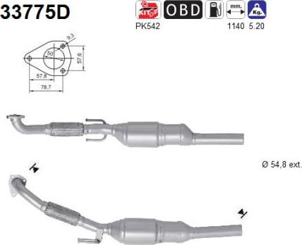 AS 33775D - Catalizzatore autozon.pro